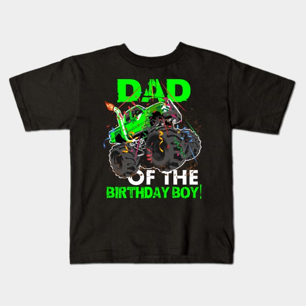 dad of the birthday boy Kids T-Shirt by hadlamcom